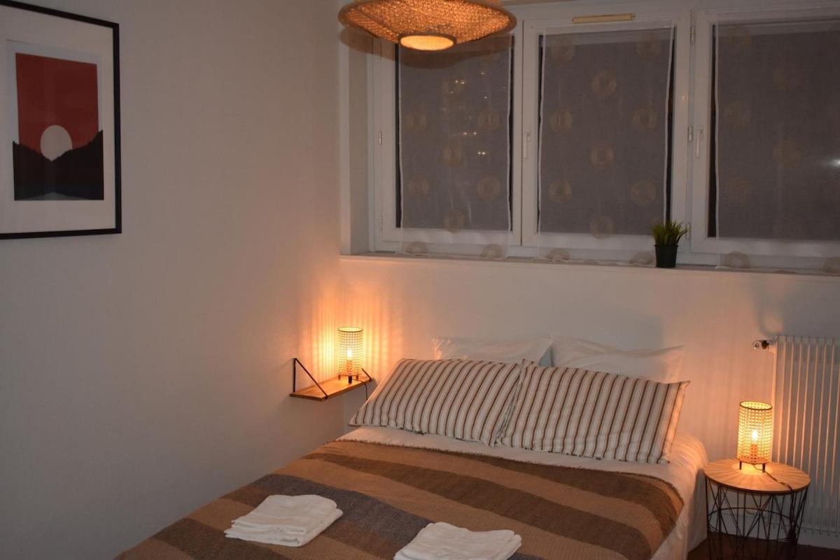 Appartement Lumineux 3 Chambres - Villeurbanne Gratte Ciel Luaran gambar